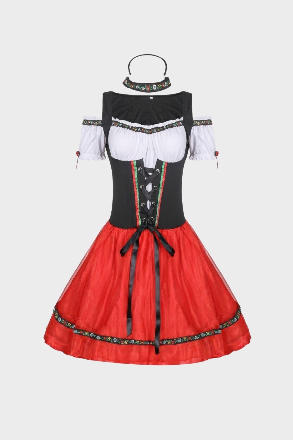 Damen Trachtenkleid | Schnürdetails