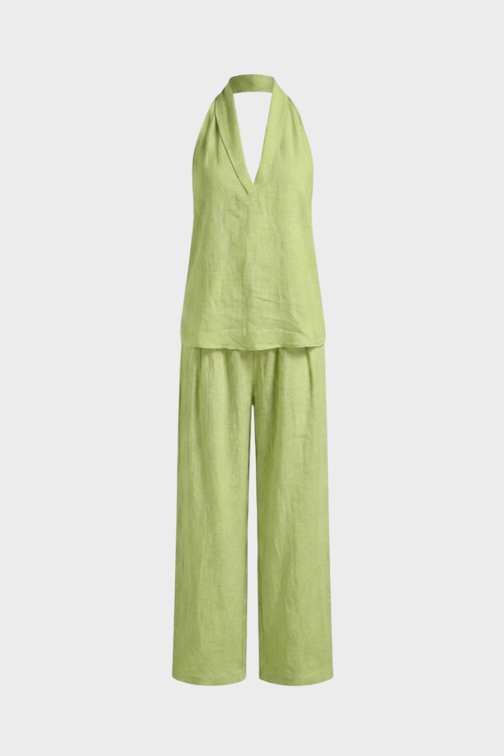Damen Sommer-Outfit Top Wide-Leg-Hose – Hauptansicht