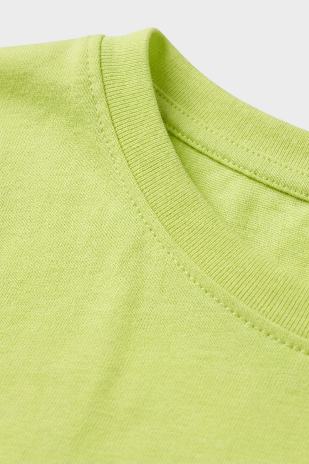 Damen Basic-T-Shirt Rundhals Kurzarm – Profil-Ansicht