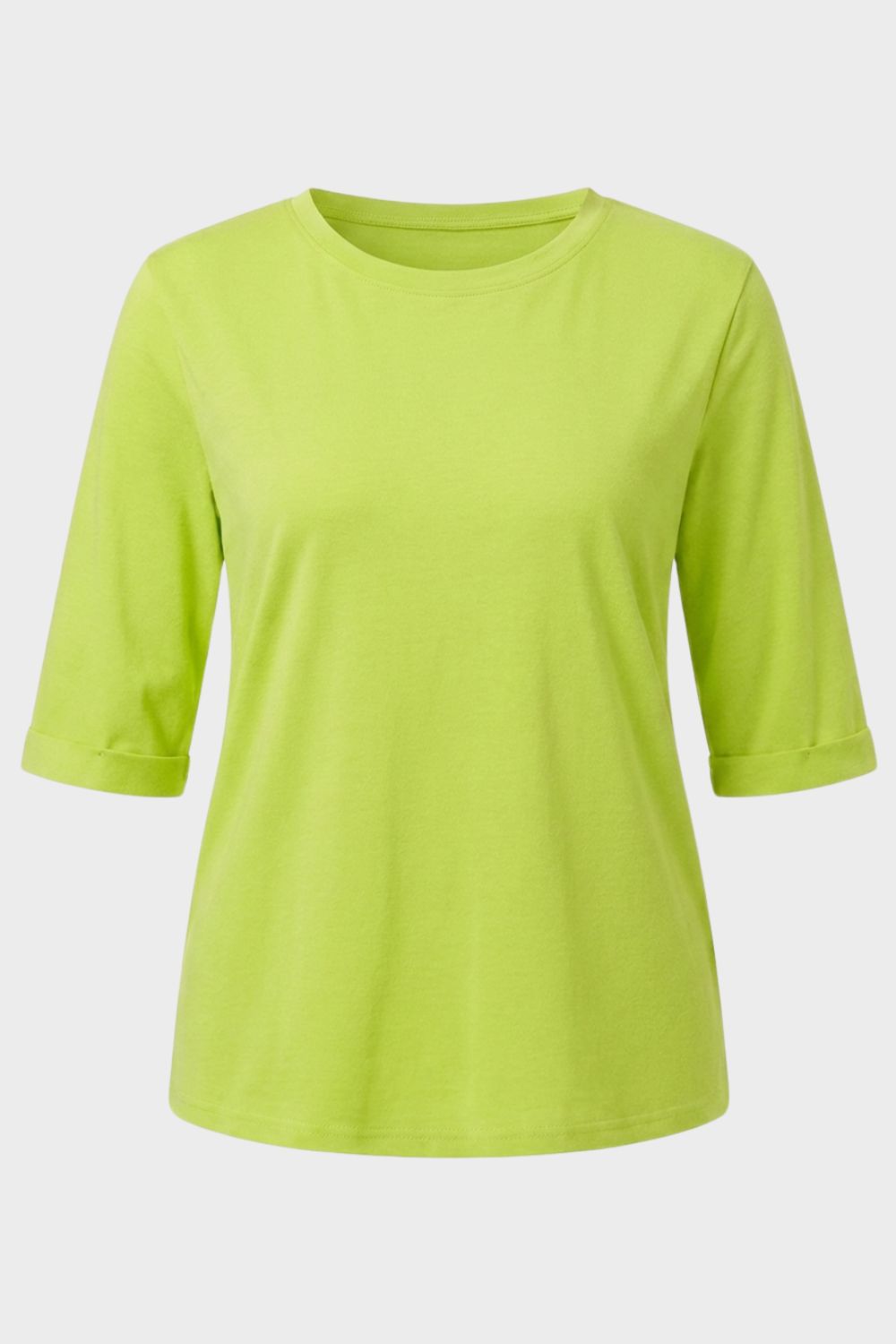 Damen Basic-T-Shirt Rundhals Kurzarm – Hauptansicht