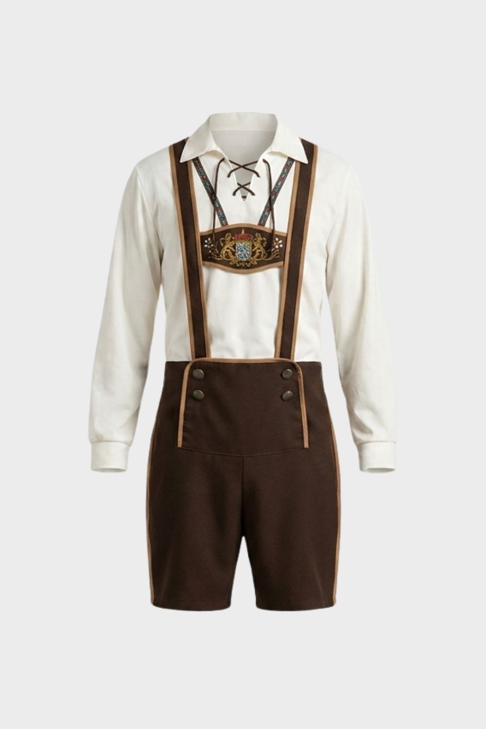 Herren Trachtenset mit kurzer Hose | Trägerdesign