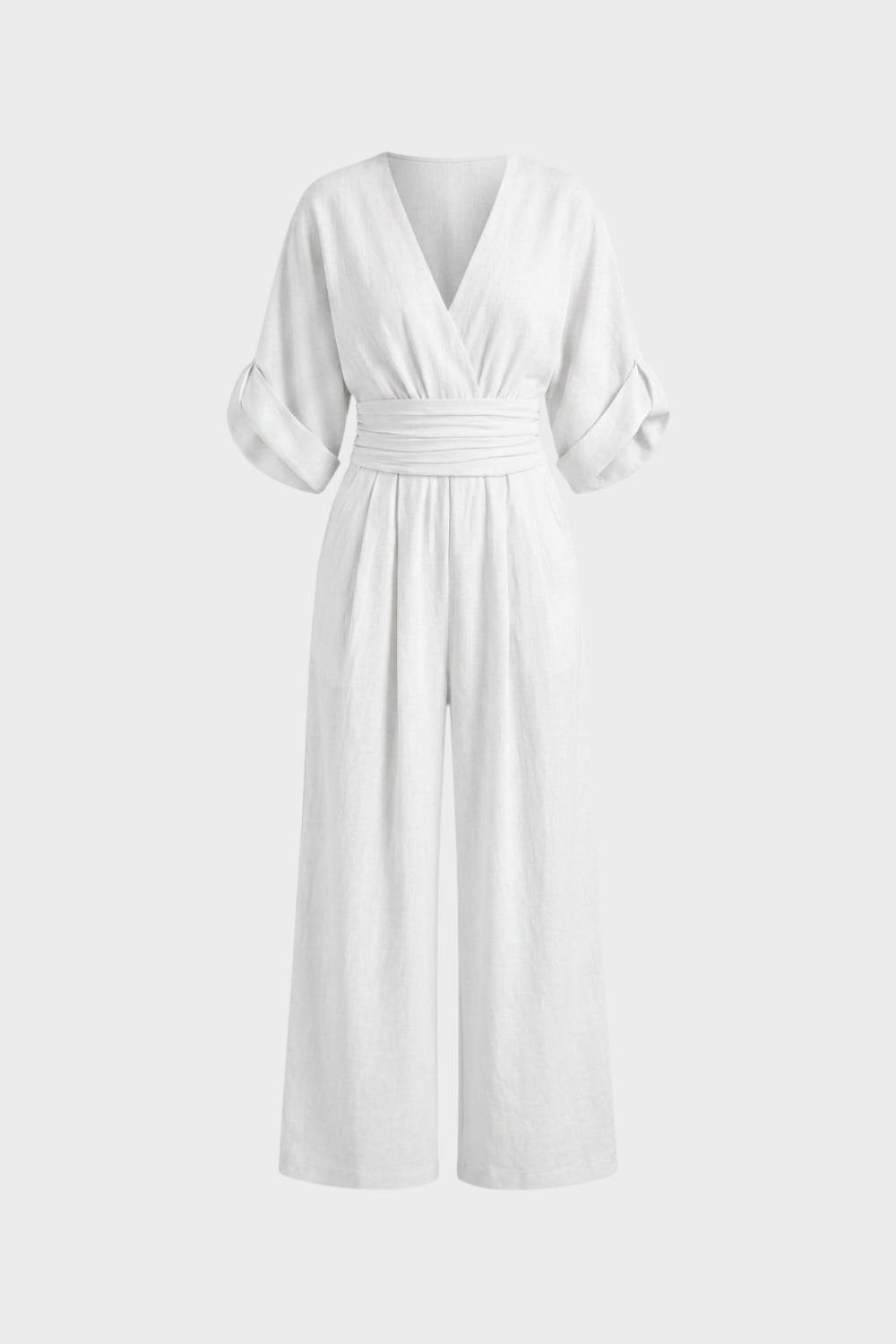 Luftiger Sommer Jumpsuit mit Taillenbund